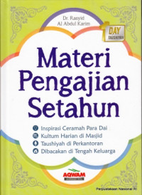 Materi pengajian setahun