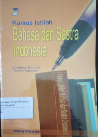 Kamus istilah bahasa dan sastra Indonesia