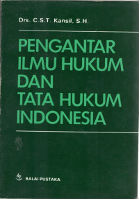 Pengantar Ilmu Hukum dan Tata Hukum Indonesia