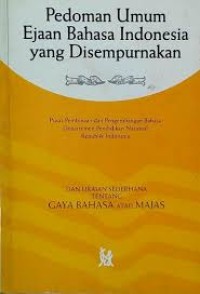 Pedoman Umum Ejaan Bahasa Indonesia yang Disempurnakan