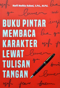 Buku Pintar Membaca Karakter Lewat Tulisan Tangan